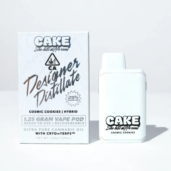 1.25 Grams Cosmic Cookies Cake Disposable, Cake Disposable, cake 1.25 gram disposable, cake disposables, cake cosmic cookies disposable